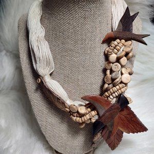 Handmade Bird Necklace